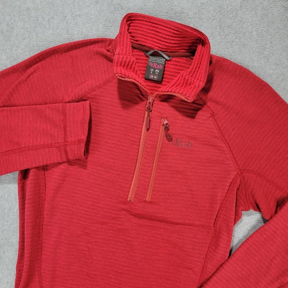 Rab Pullover Women's‎ Small Filament Fleece Pull-On Midlayer Red Outdoor - Picture 1 of 10